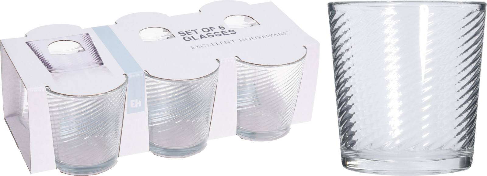 SET DE VERRE A BOIRE 6PCS 250ML SET DE VERRE A BOIRE 6PCS 250ML