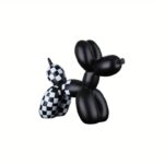 STATUE DE CHIEN BALLON MODERN ART SCULPTURE NOIR