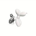 STATUE DE CHIEN BALLON MODERN ART SCULPTURE BLANC