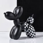 STATUE DE CHIEN BALLON MODERN ART SCULPTURE NOIR