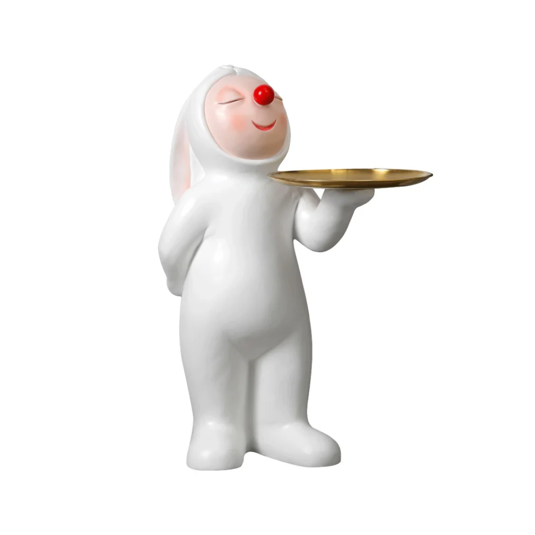 STATUE DE LAPIN NEZ ROUGE STATUE DE LAPIN NEZ ROUGE