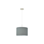 SUSPENSION  CARONY  NICKEL SATINE CHAPEAU  GRIS