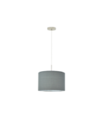 SUSPENSION  CARONY  NICKEL SATINE CHAPEAU  GRIS