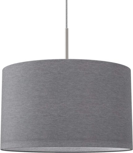 SUSPENSION  CARONY  NICKEL SATINE CHAPEAU  GRIS