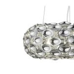 SUSPENSION SPOON  CHROME  PLASTIQUE 47CM