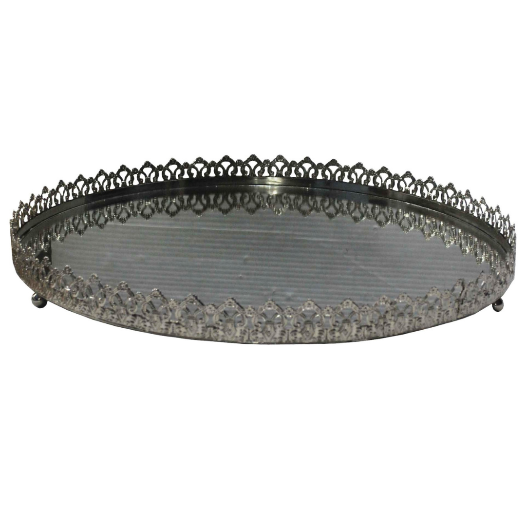 PLATEAU ROND VERRE MERCURISE PRESTIGE 40,64X5,08 CM PLATEAU ROND VERRE MERCURISE PRESTIGE 40,64X5,08 CM