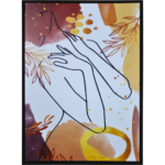 CHASSIS TOILE AV CADRE VISAGE 70X50 CM