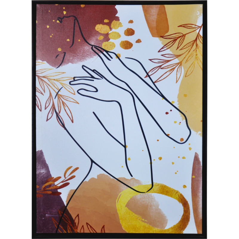 CHASSIS TOILE AV CADRE VISAGE 70X50 CM
