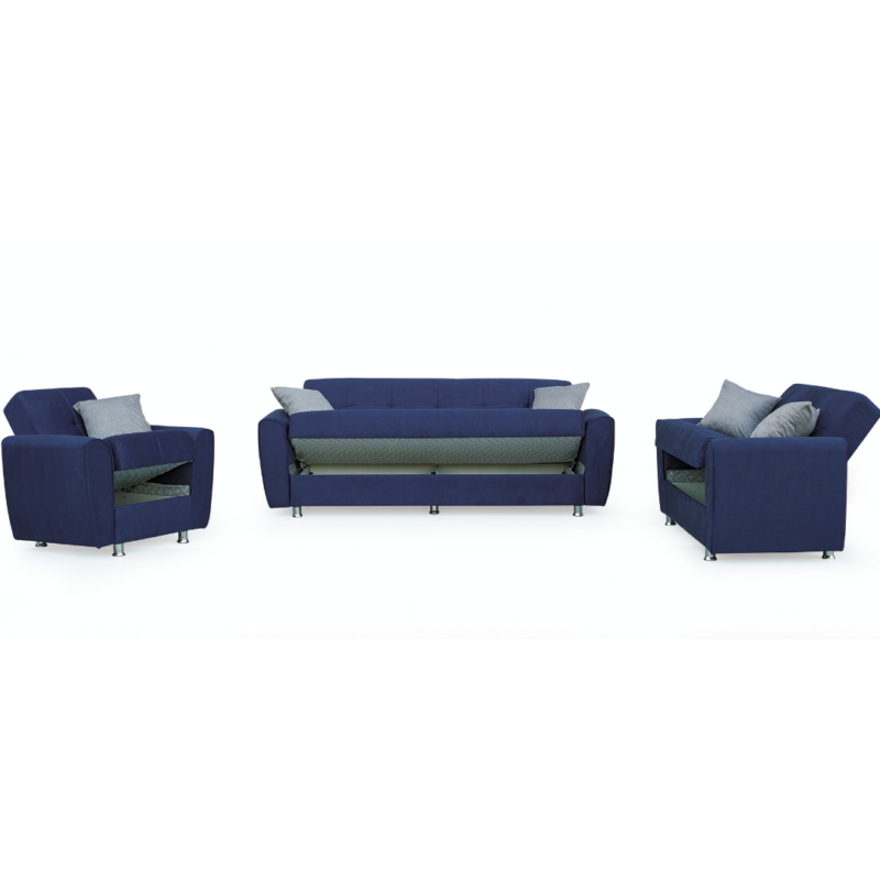 MARYLAND SOFA SALON 3+2+1 - Bleu