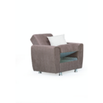 MARYLAND FAUTEUIL 1 PLACE - marron