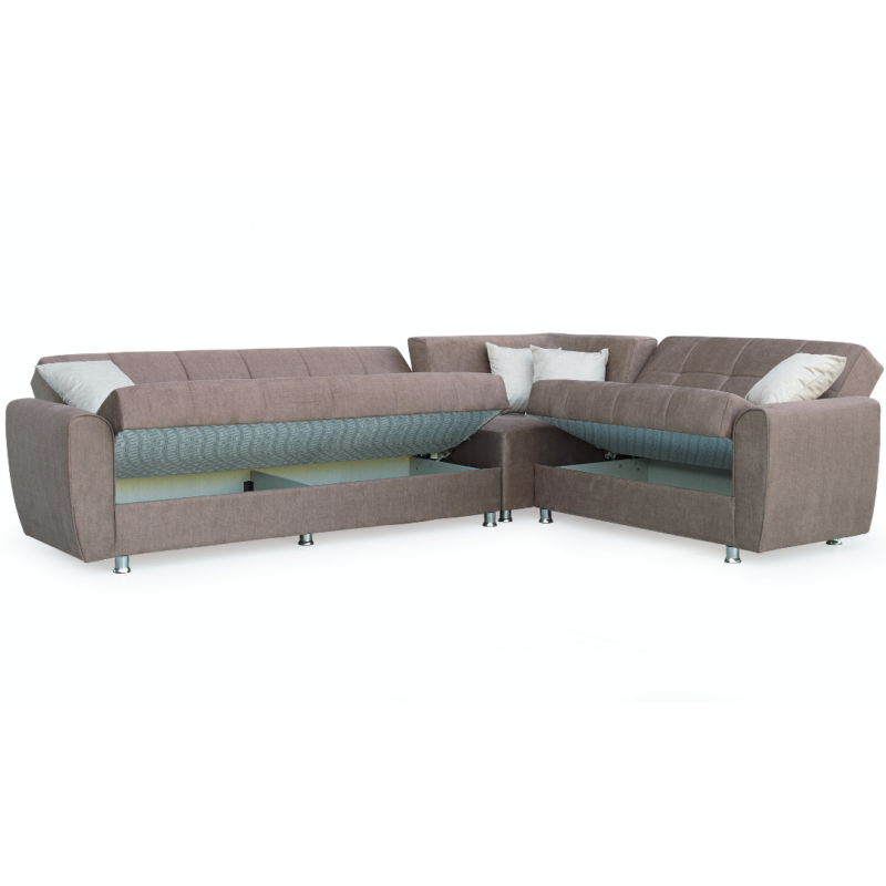 MARYLAND SALON CORNER 3-2-C 304*201 CM - marron