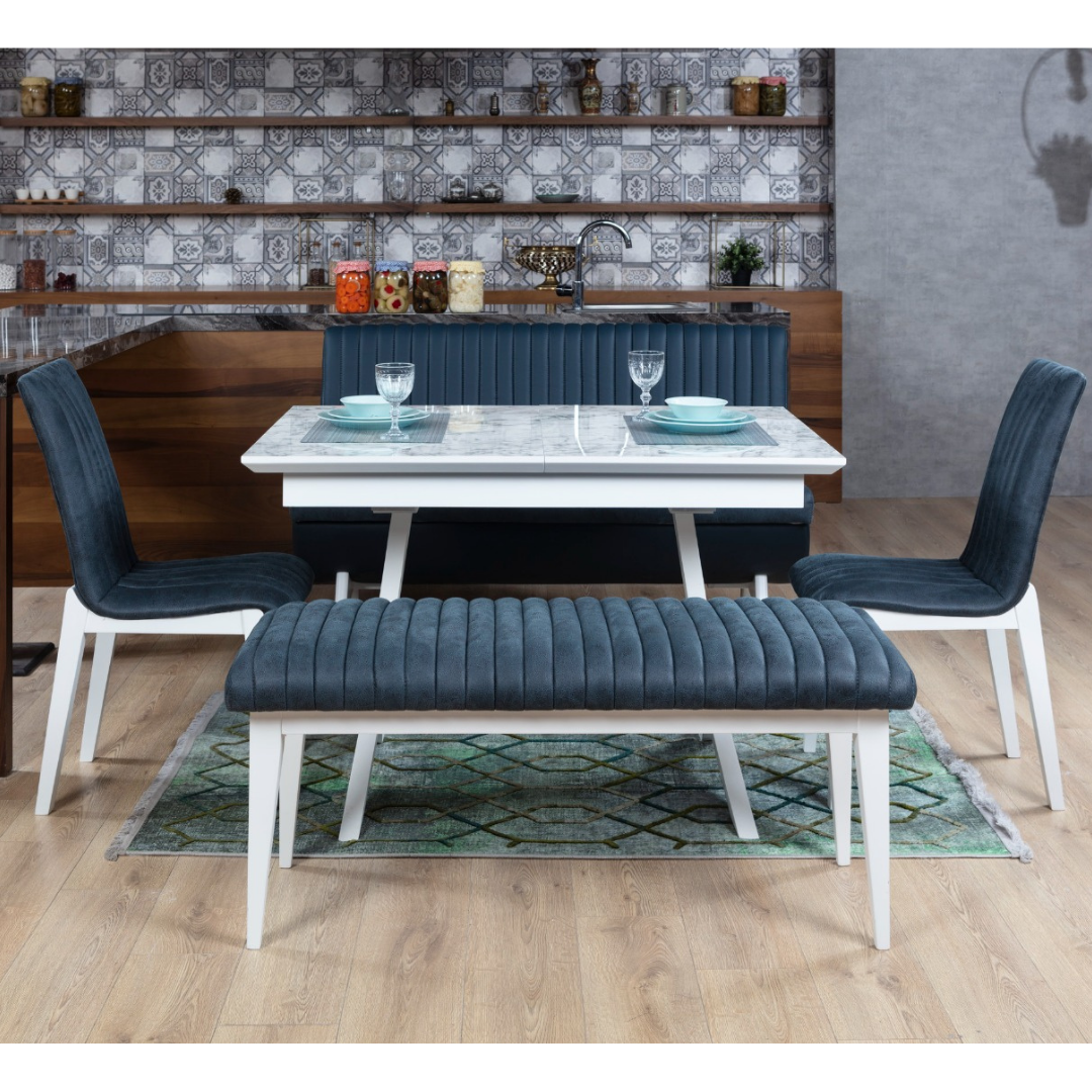 DIOR TABLE CUISINE CORNER AVEC RANGEMENT+2 CHAISES DIOR TABLE CUISINE CORNER AVEC RANGEMENT+2 CHAISES