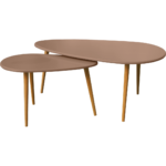 TABLE GIGOGNE EMY & JULIETTE CAPPUCCINO