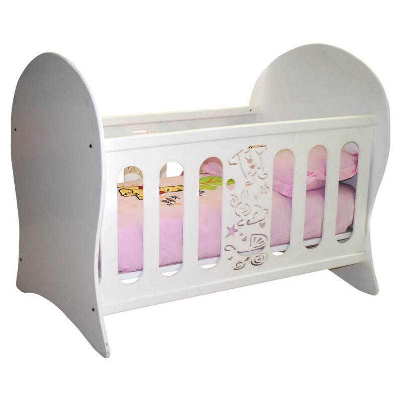 LAPIN LIT BEBE 120*60 CL BLANC