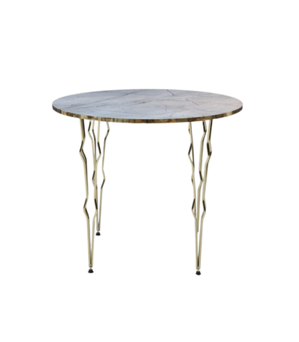 TABLE RONDE blanc