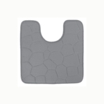 TAPIS CONTOUR DE WC 45X45 U GRIS