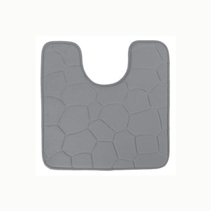 TAPIS CONTOUR DE WC 45X45 U GRIS