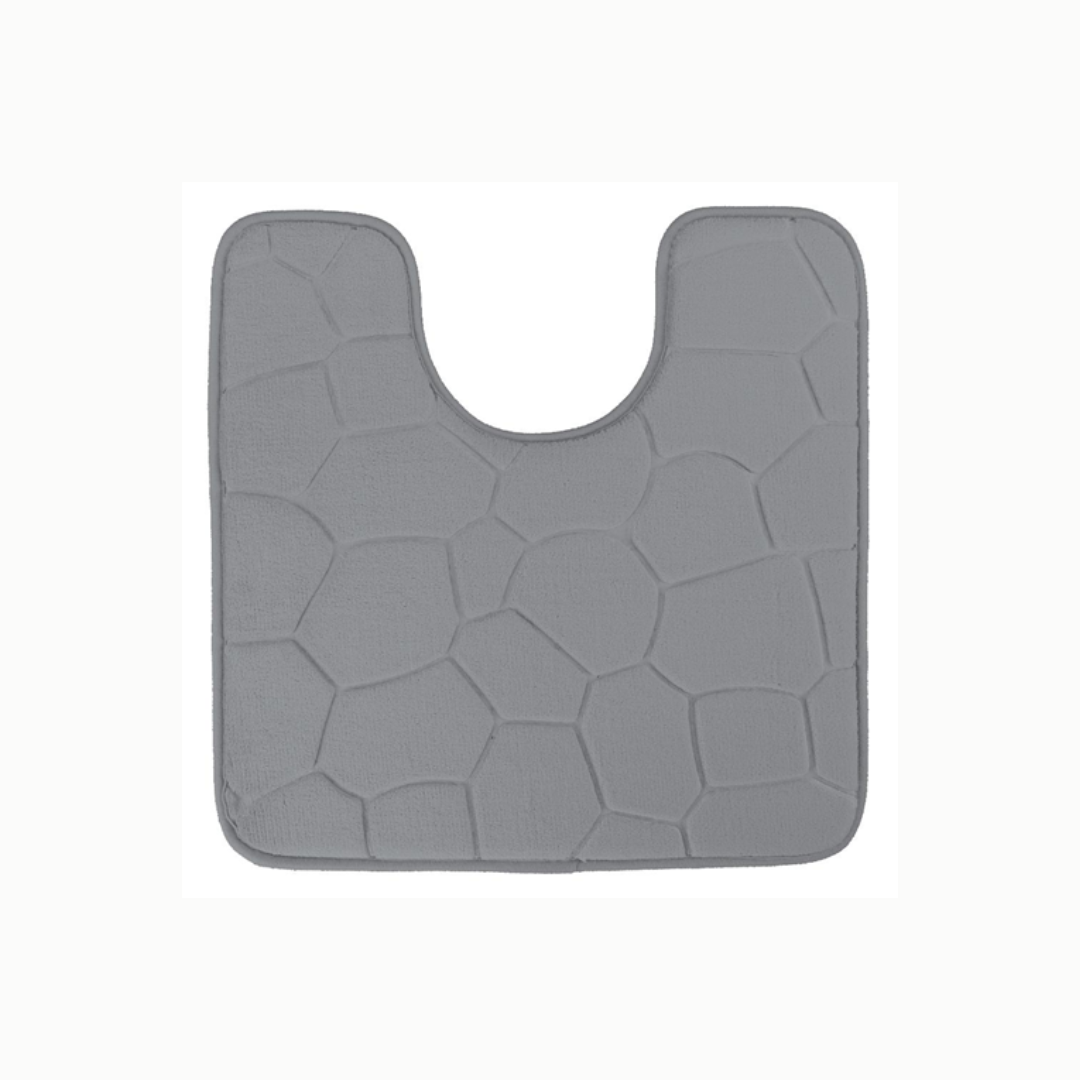 TAPIS CONTOUR DE WC 45X45 U GRIS TAPIS CONTOUR DE WC 45X45 U GRIS