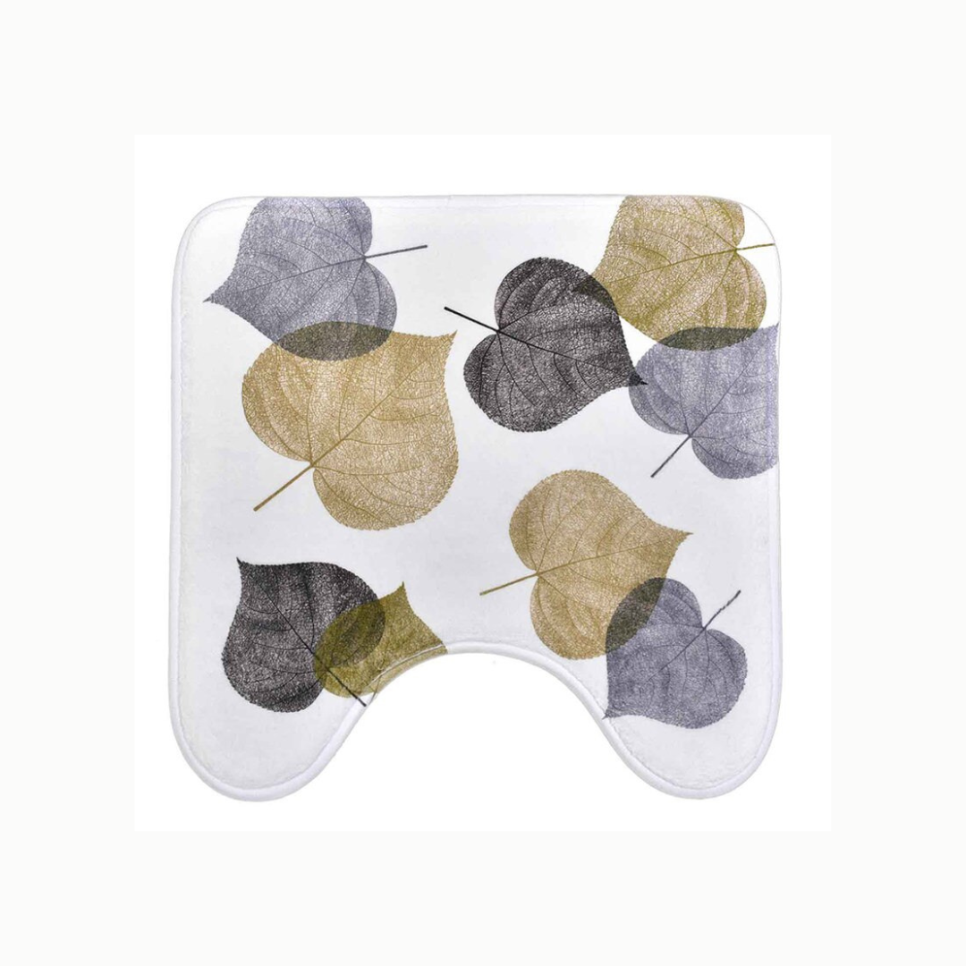 TAPIS CONTOUR DE WC FEUILLE D’ARBRE TAPIS CONTOUR DE WC FEUILLE D’ARBRE
