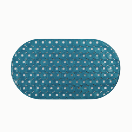 TAPIS DE BAIN ANTI-DERAPANT AQUA BLEU 70X39 CM