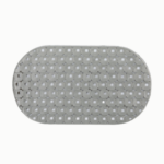 TAPIS DE BAIN ANTI-DERAPANT GRIS 70X39 CM