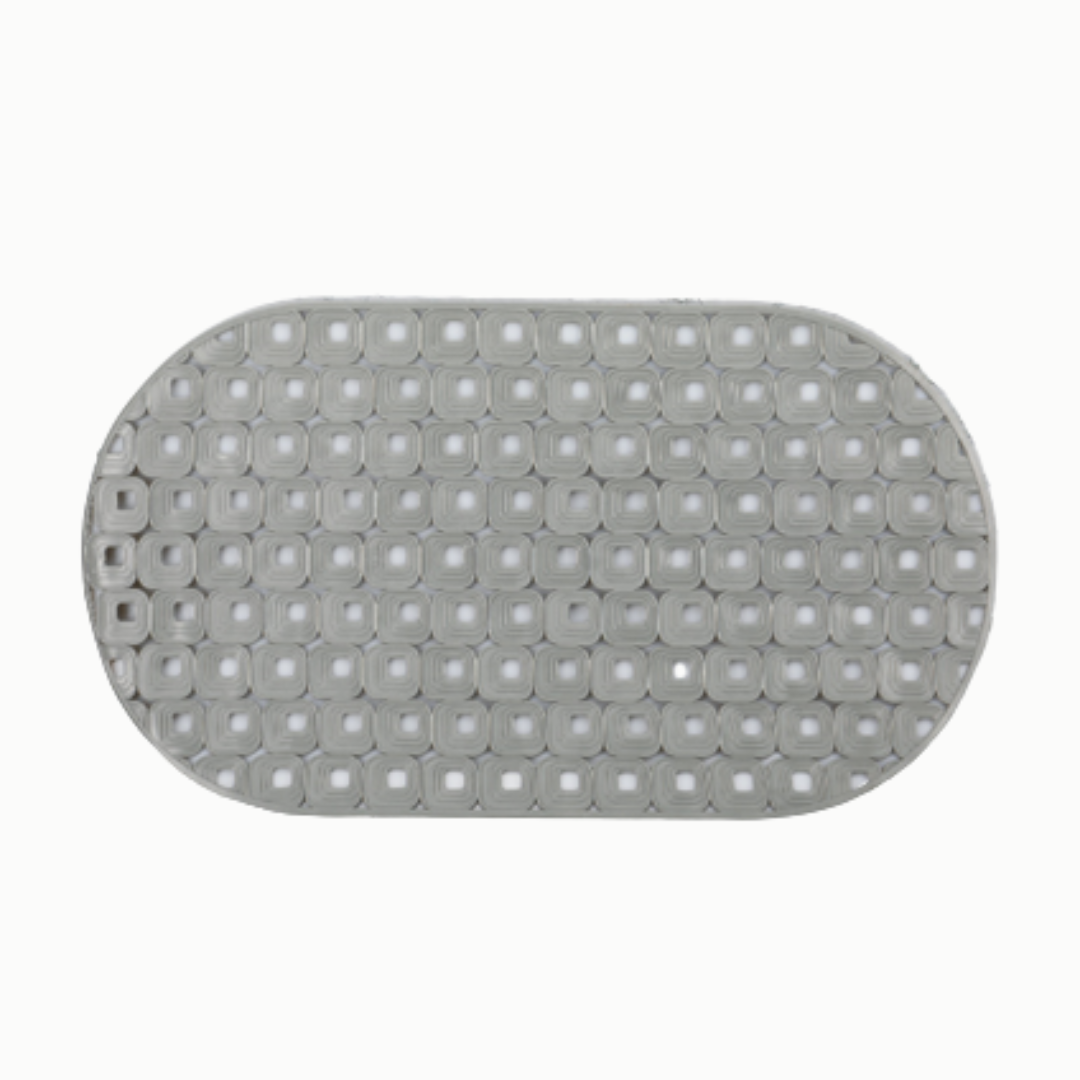 TAPIS DE BAIN ANTI-DERAPANT GRIS 70X39 CM TAPIS DE BAIN ANTI-DERAPANT GRIS 70X39 CM