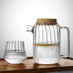 THÉIÈRE EN VERRE GF COUVERCLE BAMBOU