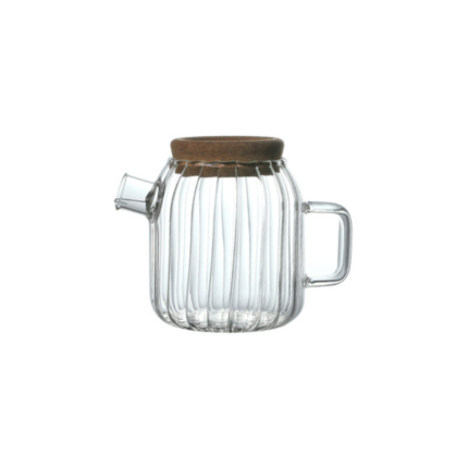 THEIERE EN VERRE PF COUVERCLE BAMBOU