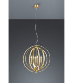 TRIO  LUSTRE CANDELA  METALE ALUMINIUM BALAYE 56 CM