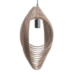 TRIO SUSPENSION BOOLAN BOIS NATUREL  MARRON 50XH150CM