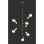 TRIO  SUSPENSION CROSS METAL NOIR MAT 54,5XH150CM PIVOTANT