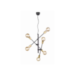 TRIO  SUSPENSION CROSS METAL NOIR MAT 54,5XH150CM PIVOTANT