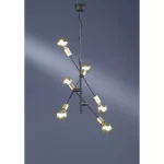 TRIO  SUSPENSION CROSS METAL NOIR MAT 54,5XH150CM PIVOTANT