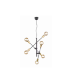 TRIO  SUSPENSION CROSS METAL NOIR MAT 54,5XH150CM PIVOTANT