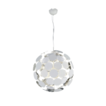 TRIO SUSPENSION DISCALGO PLASTIC METAL BLANC MAT 54XH150CM