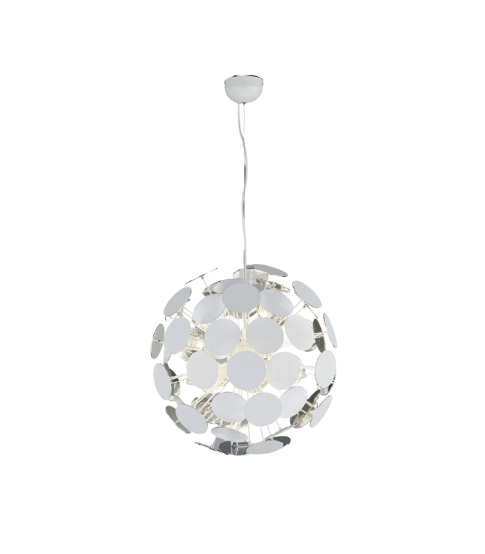 TRIO SUSPENSION DISCALGO PLASTIC METAL BLANC MAT 54XH150CM TRIO SUSPENSION DISCALGO PLASTIC METAL BLANC MAT 54XH150CM