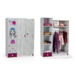 TUAL  ARMOIRE 3 PORTES