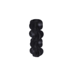 VASE A FLEUR SPIRAL NOIR  8x28 CM