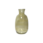 VASE AMBBER JAUNE EN VERRE 36x21x21CM