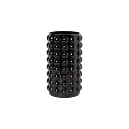 VASE BOUBLE GF 25CM NOIR