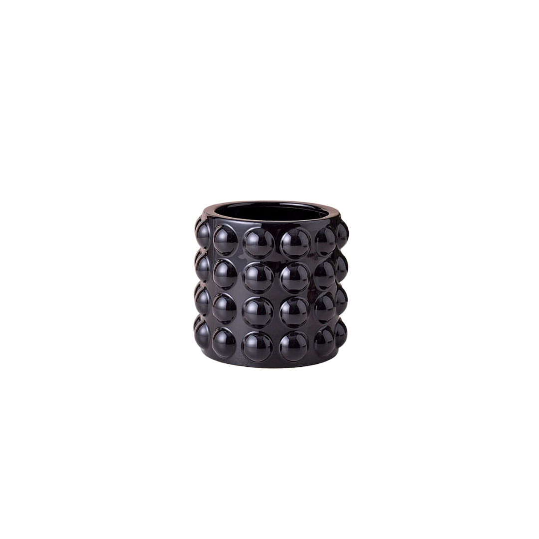 VASE BOUBLE PF 13CM NOIR VASE BOUBLE PF 13CM NOIR