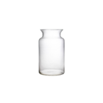 VASE CLASSIQUE TRANSPARANT EN VERRE 15x15x15CM