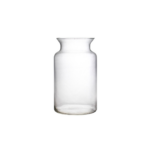 VASE CLASSIQUE TRANSPARANT EN VERRE 20x15x15CM