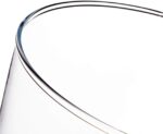 VASE DE FLEUR TRANSPARANT EN VERRE 57x17x17CM