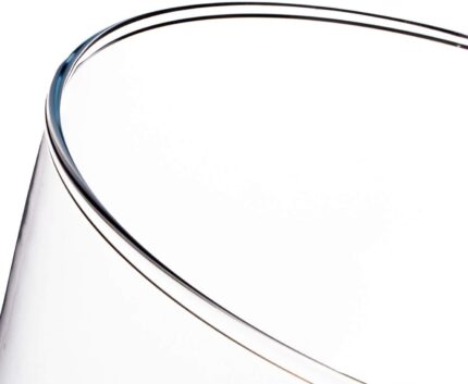 VASE DE FLEUR TRANSPARANT EN VERRE 57x17x17CM