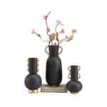 VASE MAYA NOIR GF