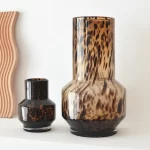 VASE MOUCHTE MARRON 35x20 Cm