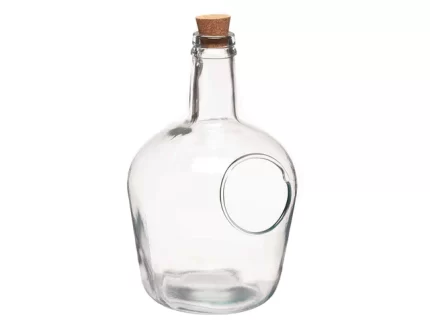 VASE TERRARIUM EN VERRE TRANSPARANT 30x19x19CM