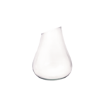 VASE VINTAGE TRANSPARANT EN VERRE 24x19x19CM
