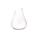 VASE VINTAGE TRANSPARANT EN VERRE 30x23x23CM